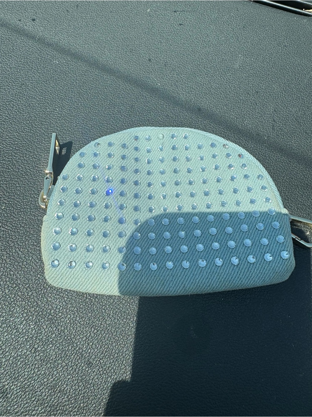 Steve Madden Studded Light Blue Women's keychain Pouch